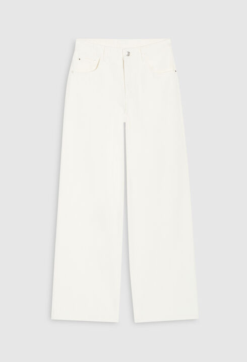 Wide off-white jeans