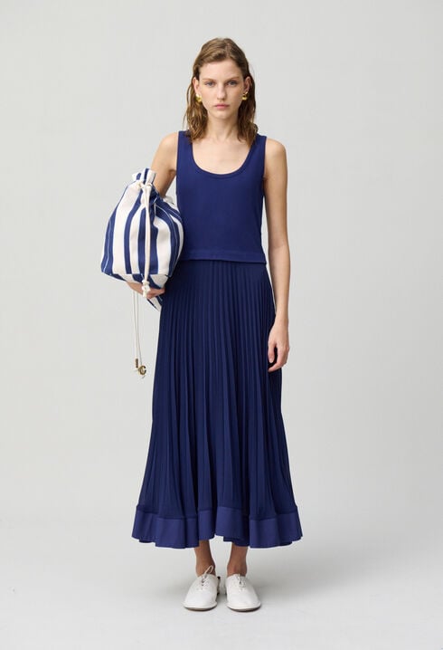 Illusion effect maxi dress