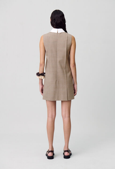Robe courte carreaux