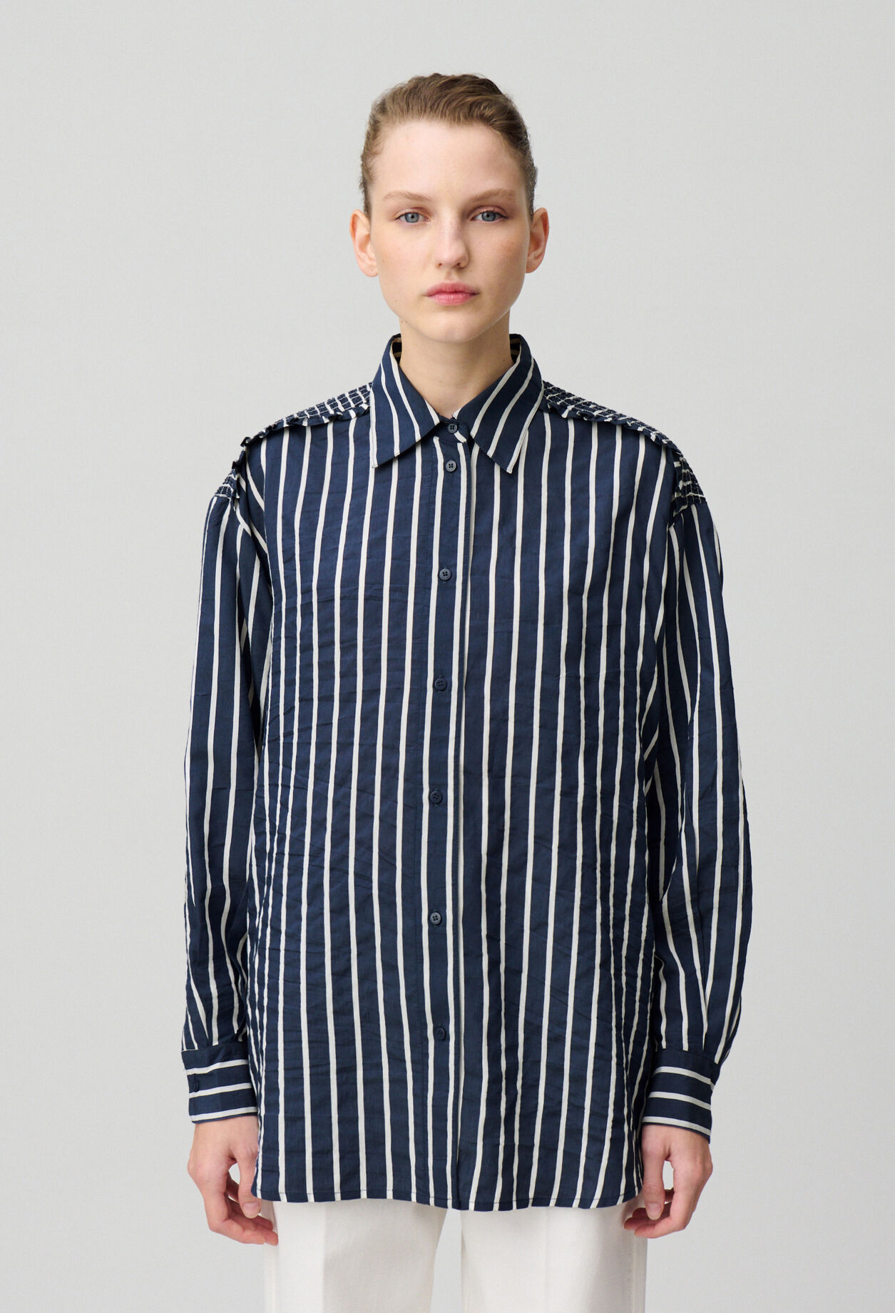 Chemise fluide rayée