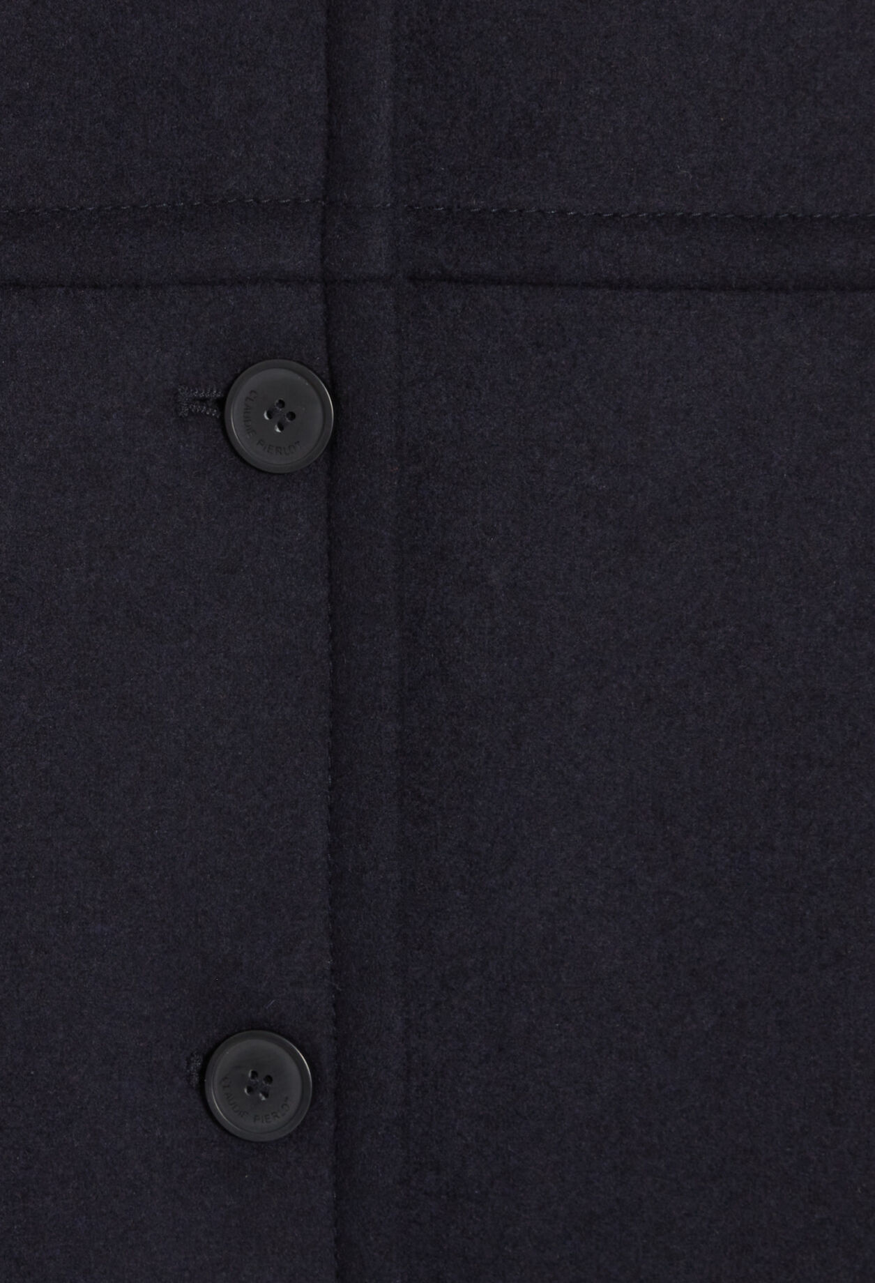 Wool blend hooded coat