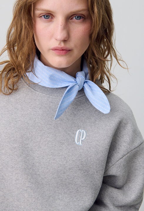 Sweatshirt col foulard