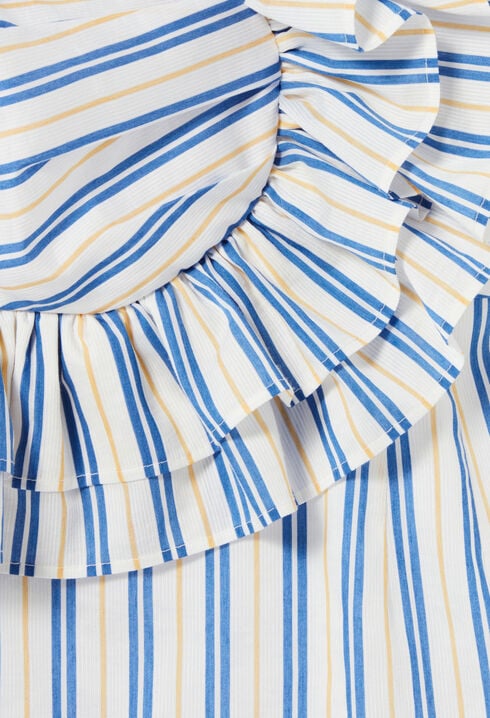 Robe courte volantée
