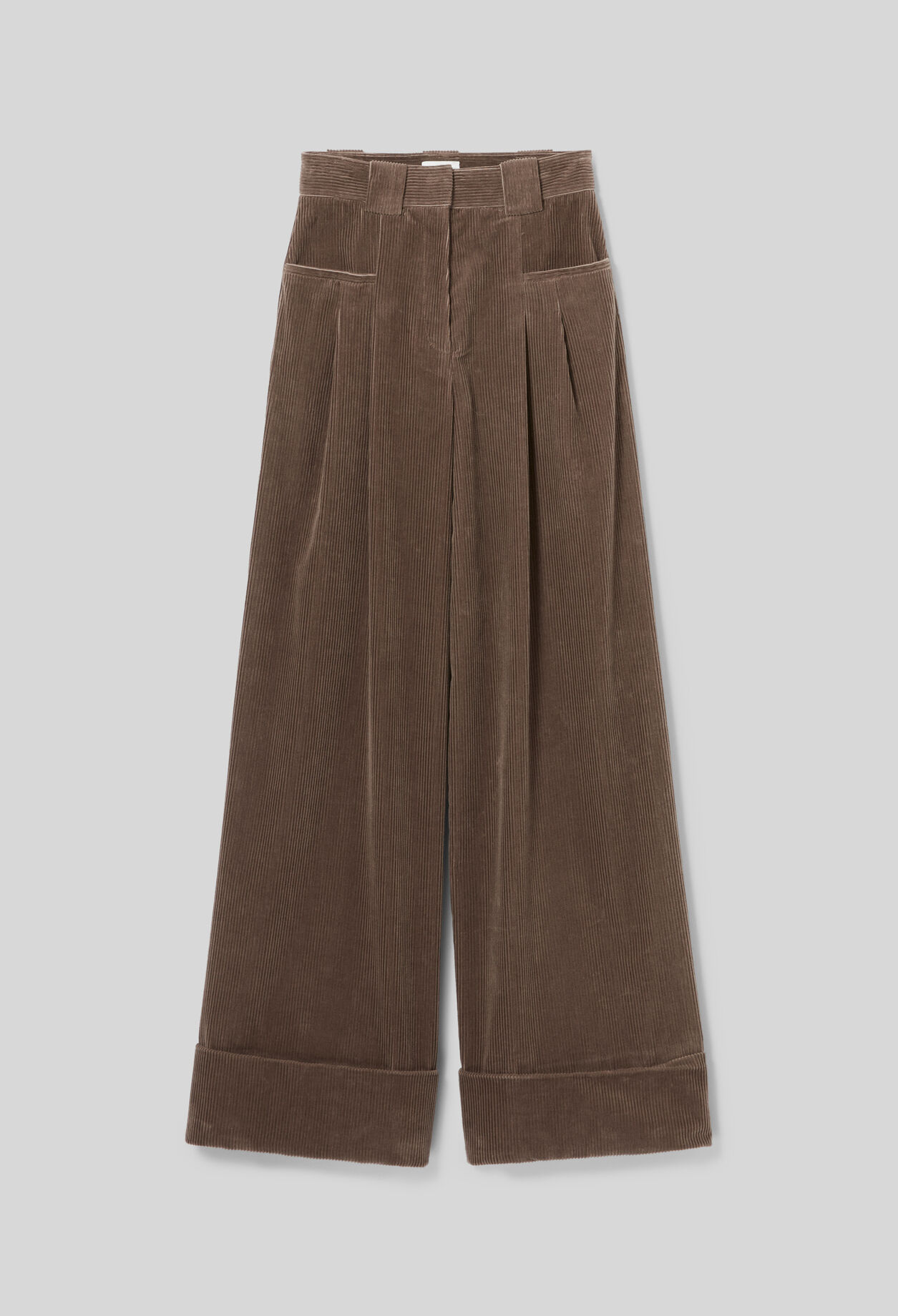 Pantalon large velours