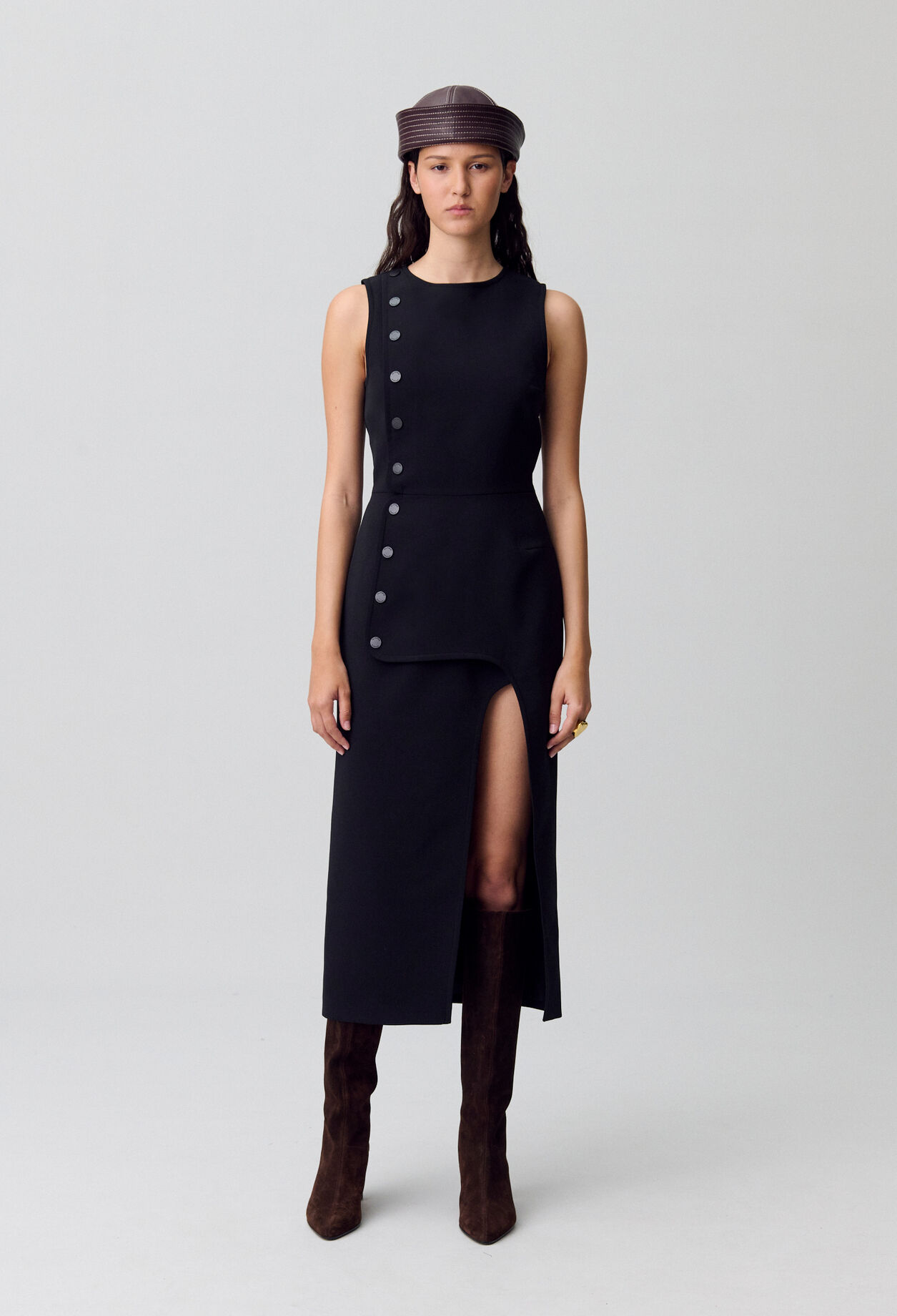 Robe longue noire