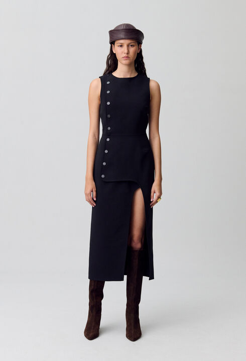 Robe longue noire