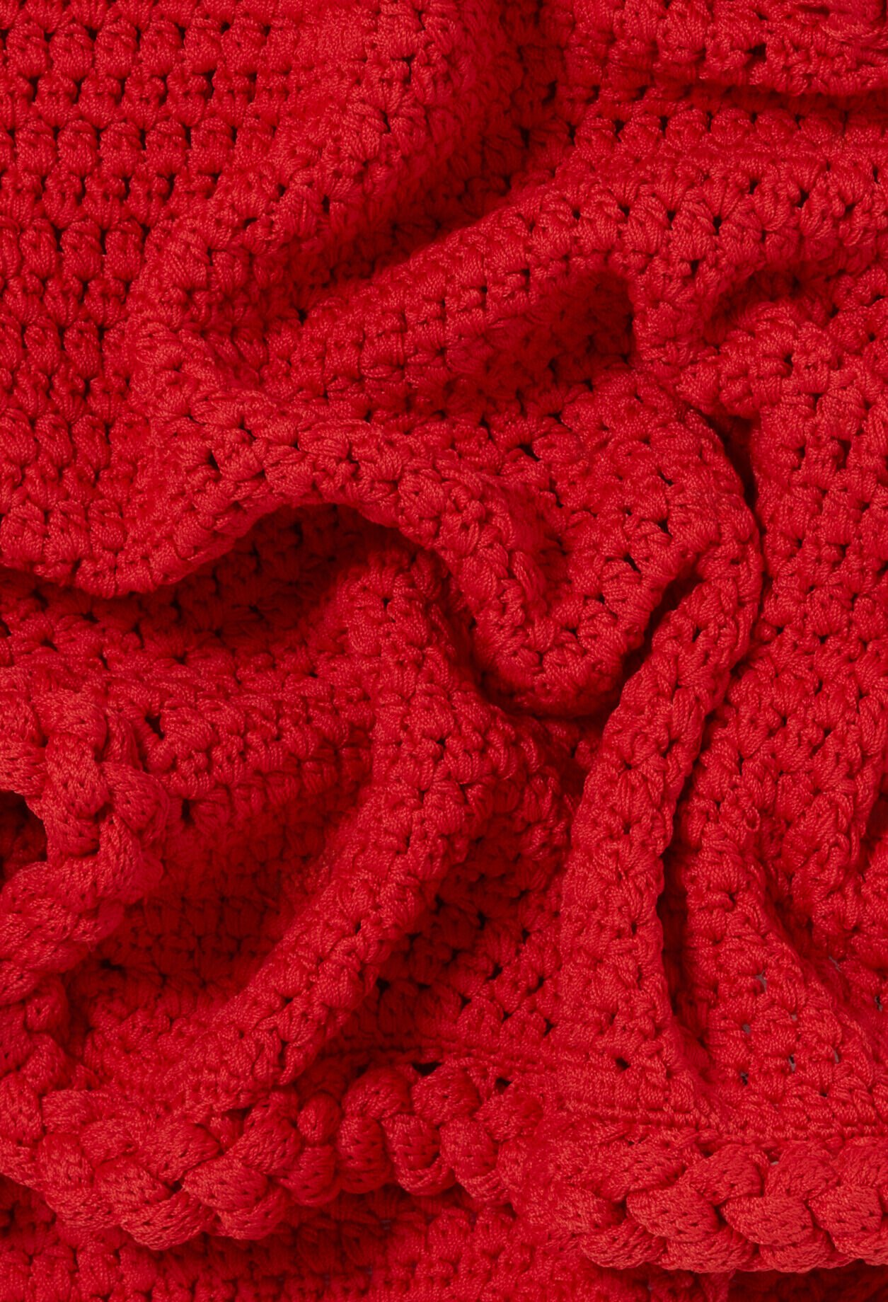 Cardigan en crochet sans manches