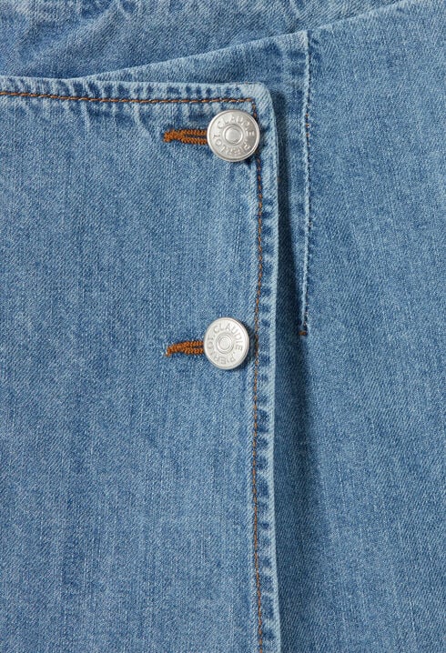 Jupe short denim