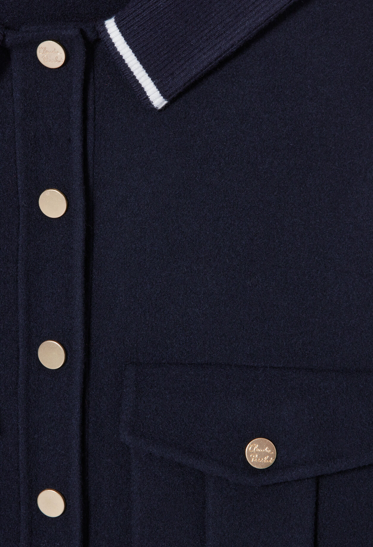 Manteau court laine
