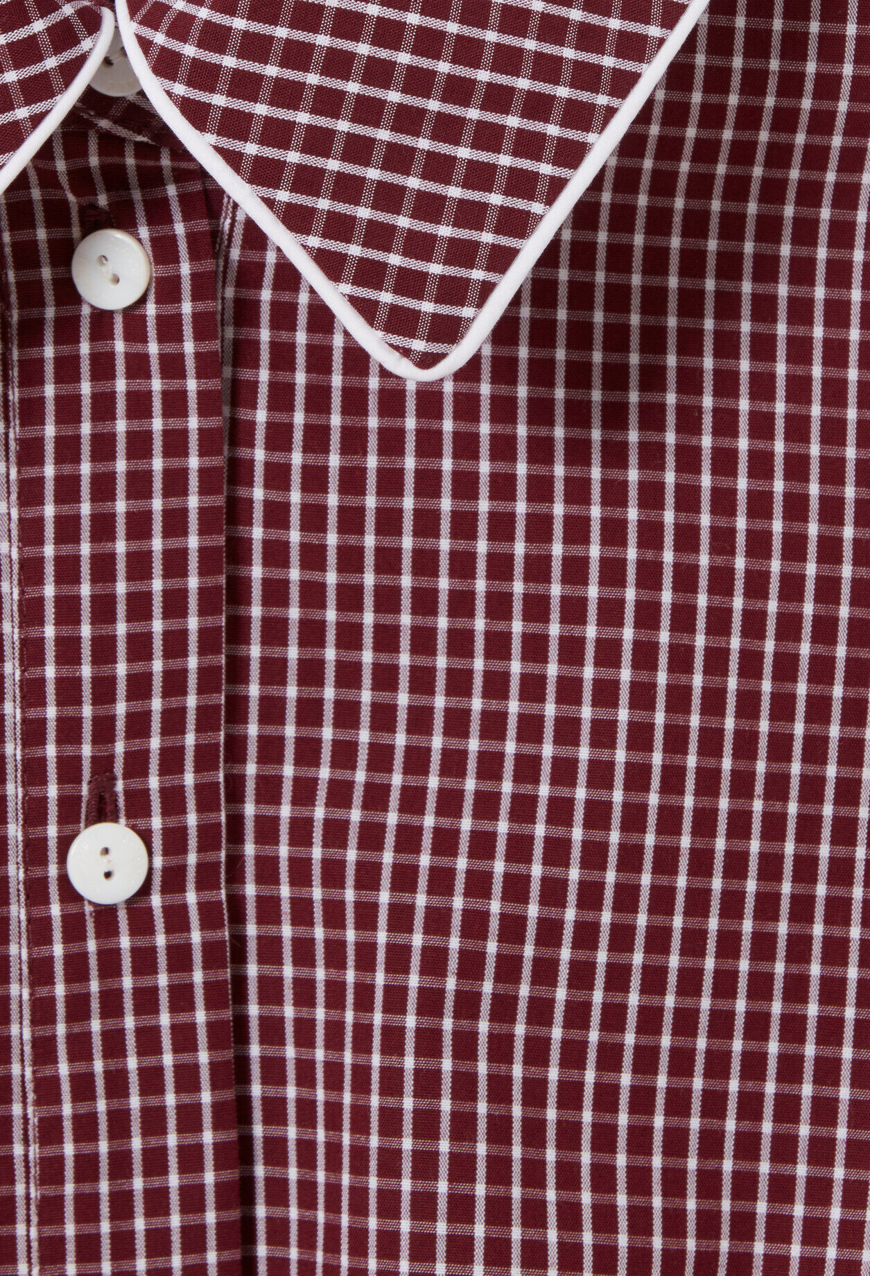 Chemise courte carreaux