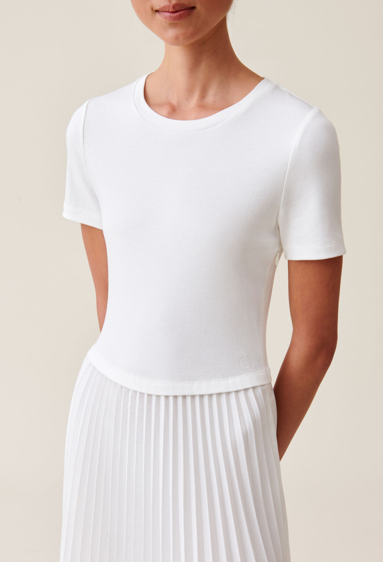 Robe Twist bi-matière