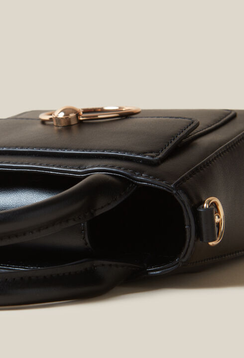 Mini sac Anouck cuir lisse chaîne