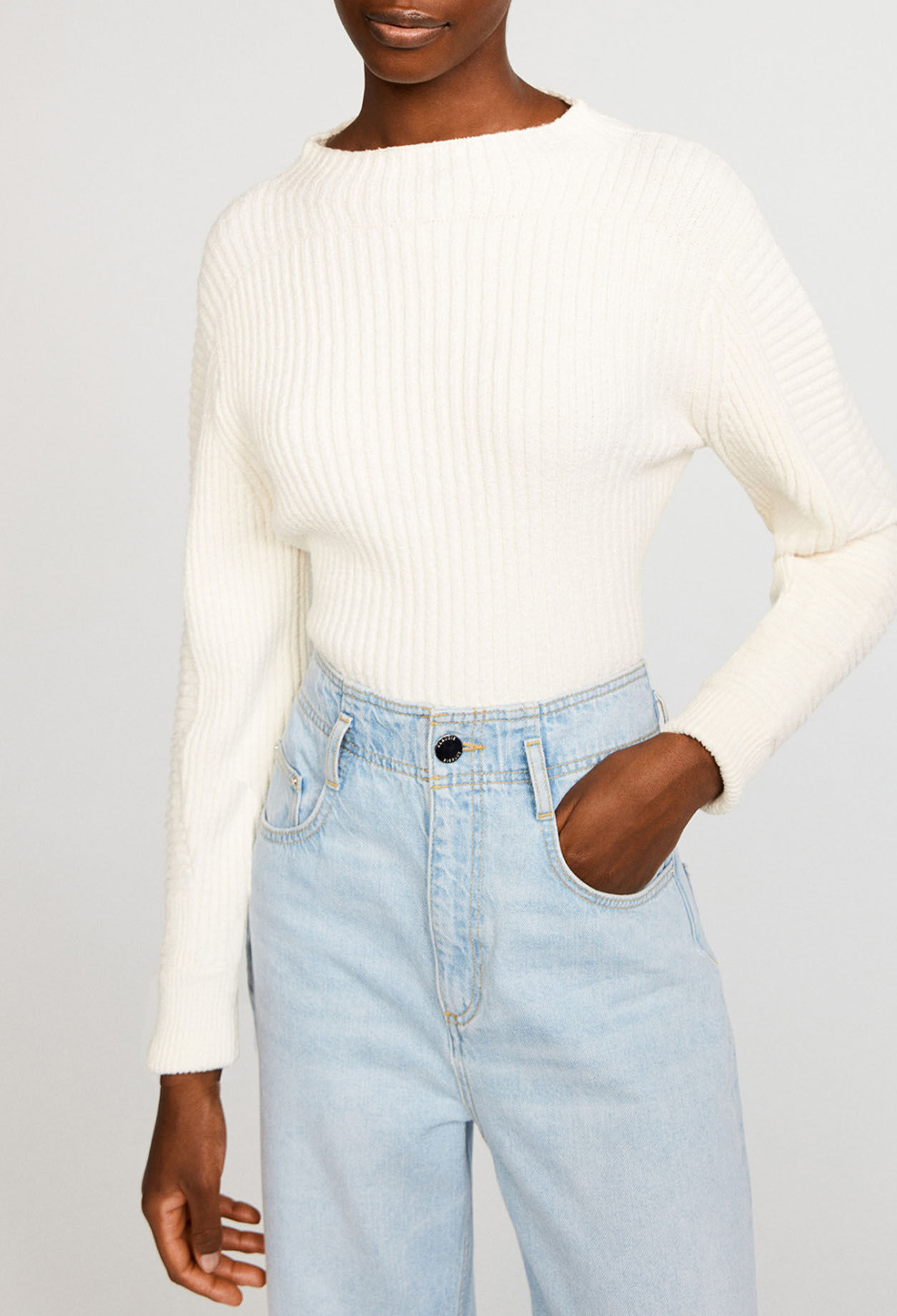 Turtle-neck pullover