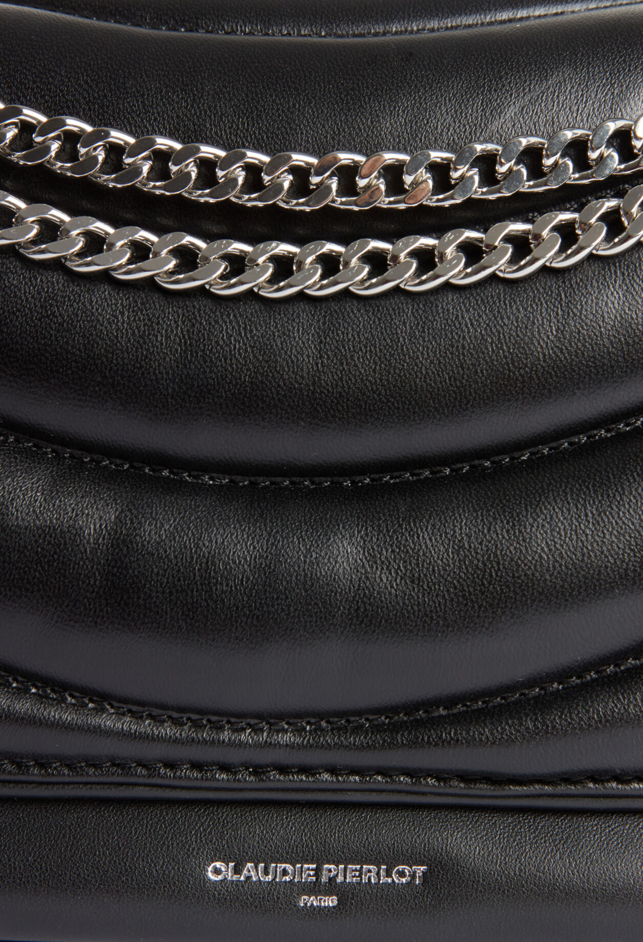 Angeli black quilted leather bag