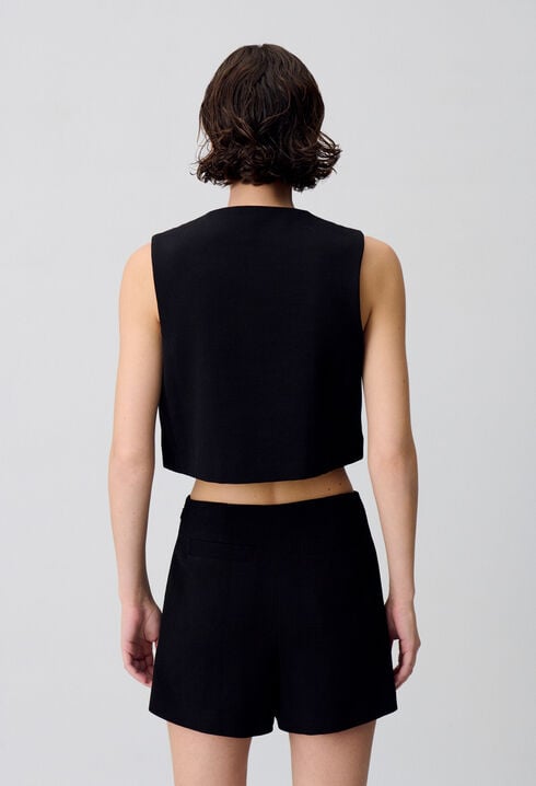 Sleeveless Top Blazer