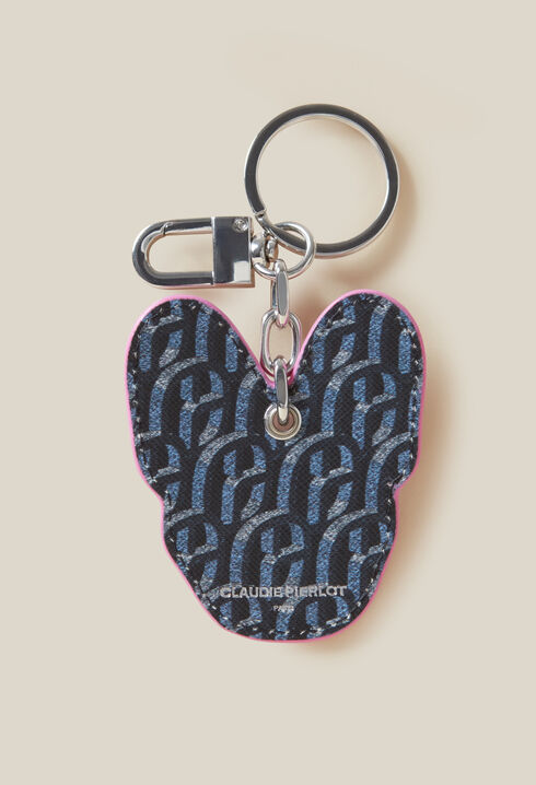 Jean Toto two-tone keyring