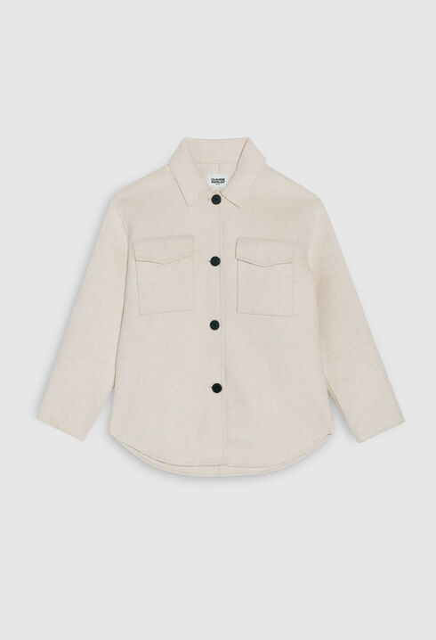 Organic cotton bomber jacket