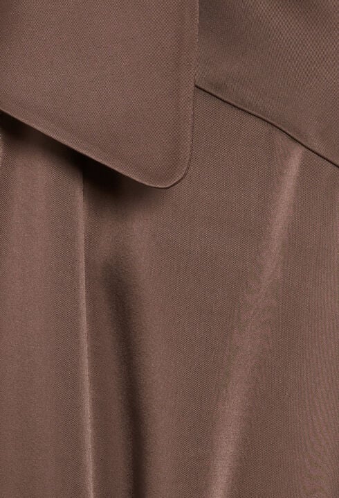 Rixie mocha brown short floaty dress