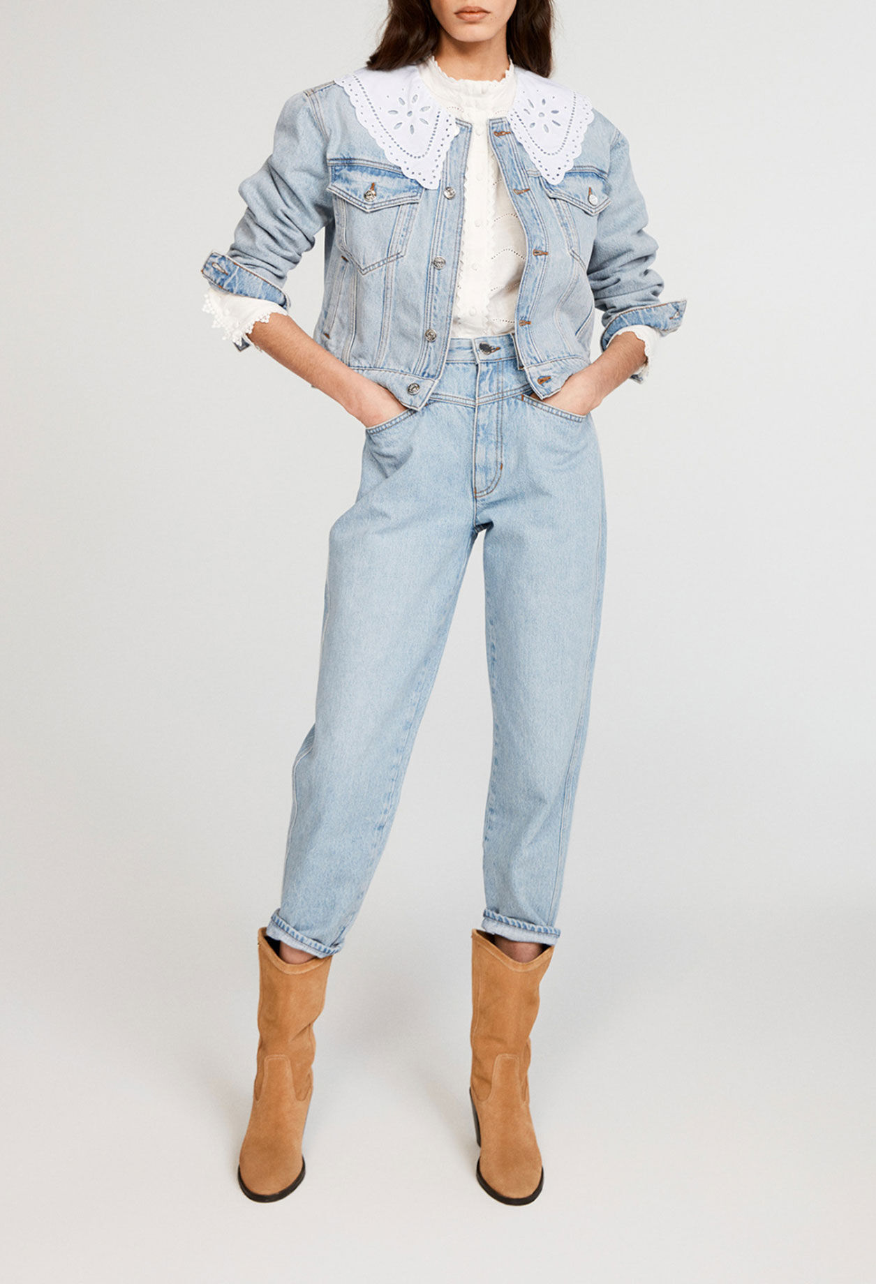 Veste en jean en coton biologique