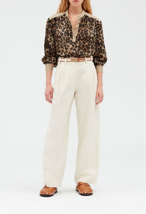 Leopard blouse