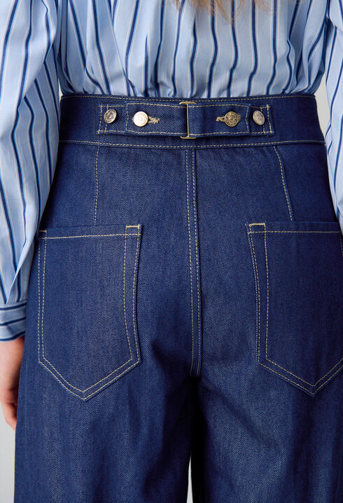 Jean denim brut droit