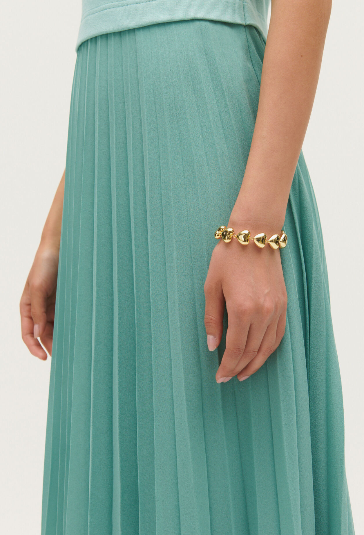 Bracelet cœurs laiton doré