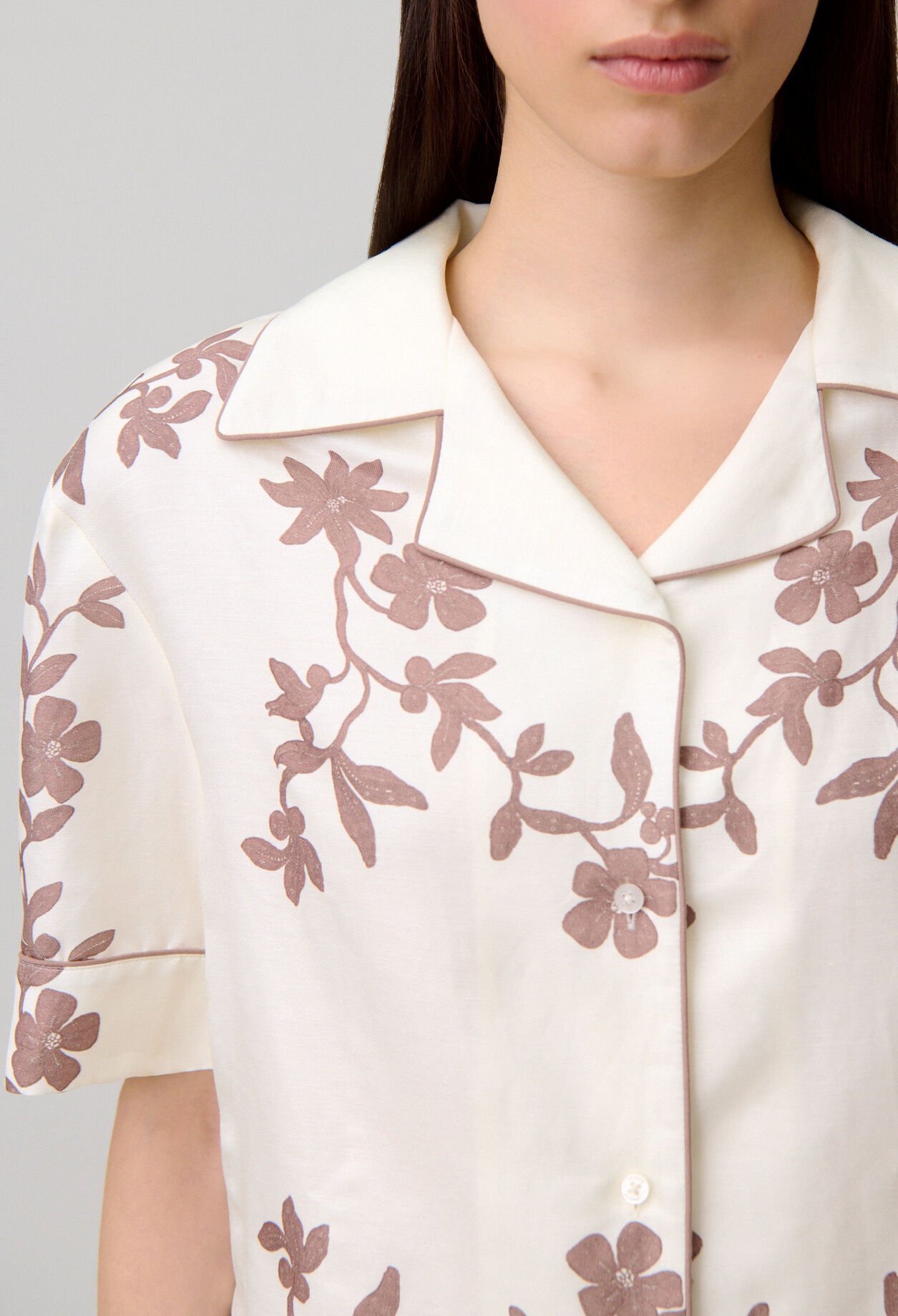 Chemise fleurs