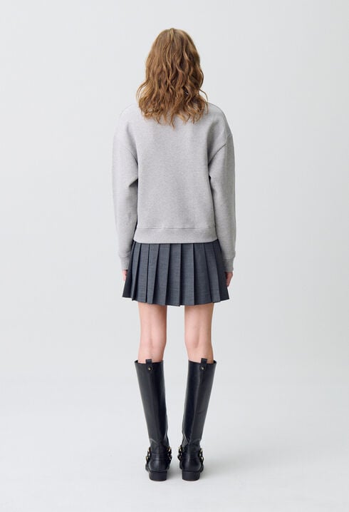 Sweatshirt col foulard