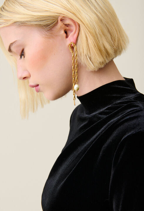 Boucles d'oreilles chaîne
