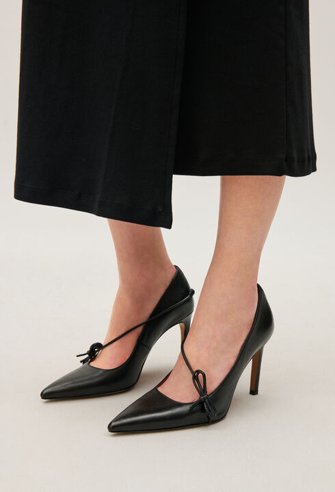 Escarpins cuir noir