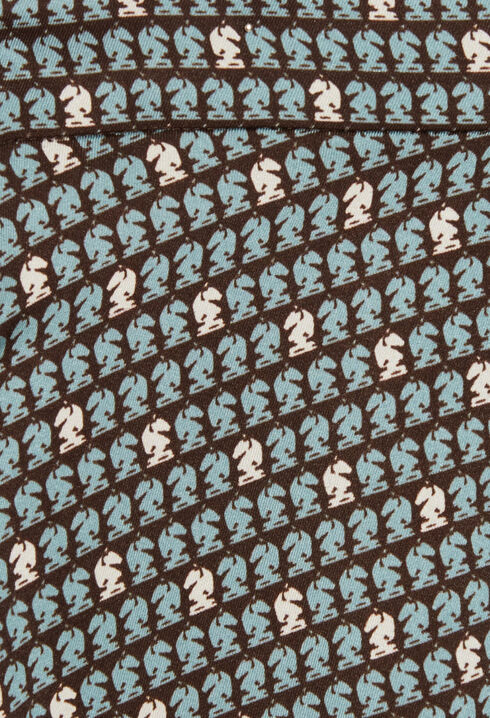 Patterned midi skirt
