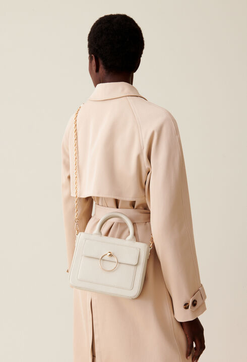 Sac Anouck cuir grainé chaîne