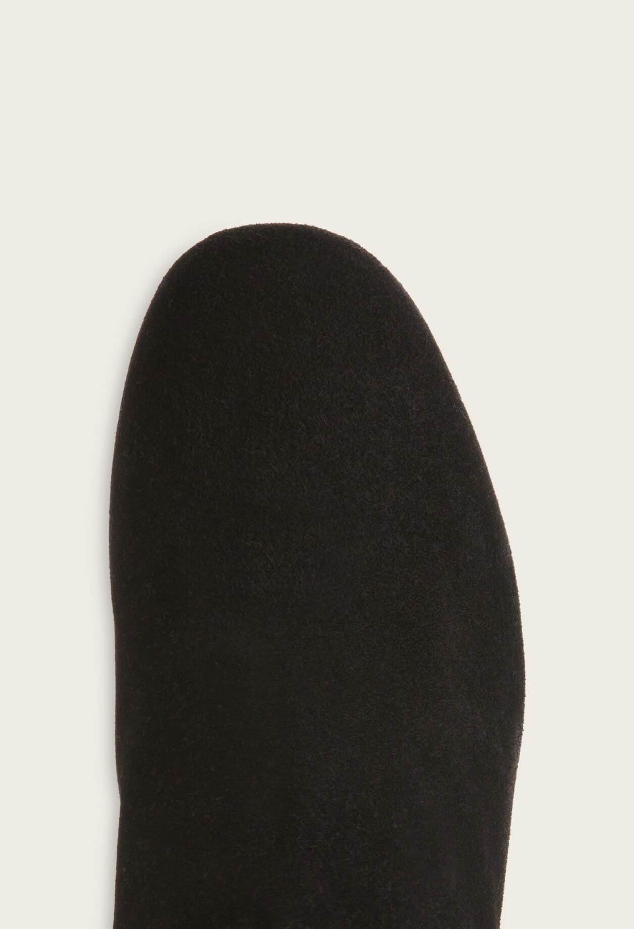 Bottes hautes cuir suède noir