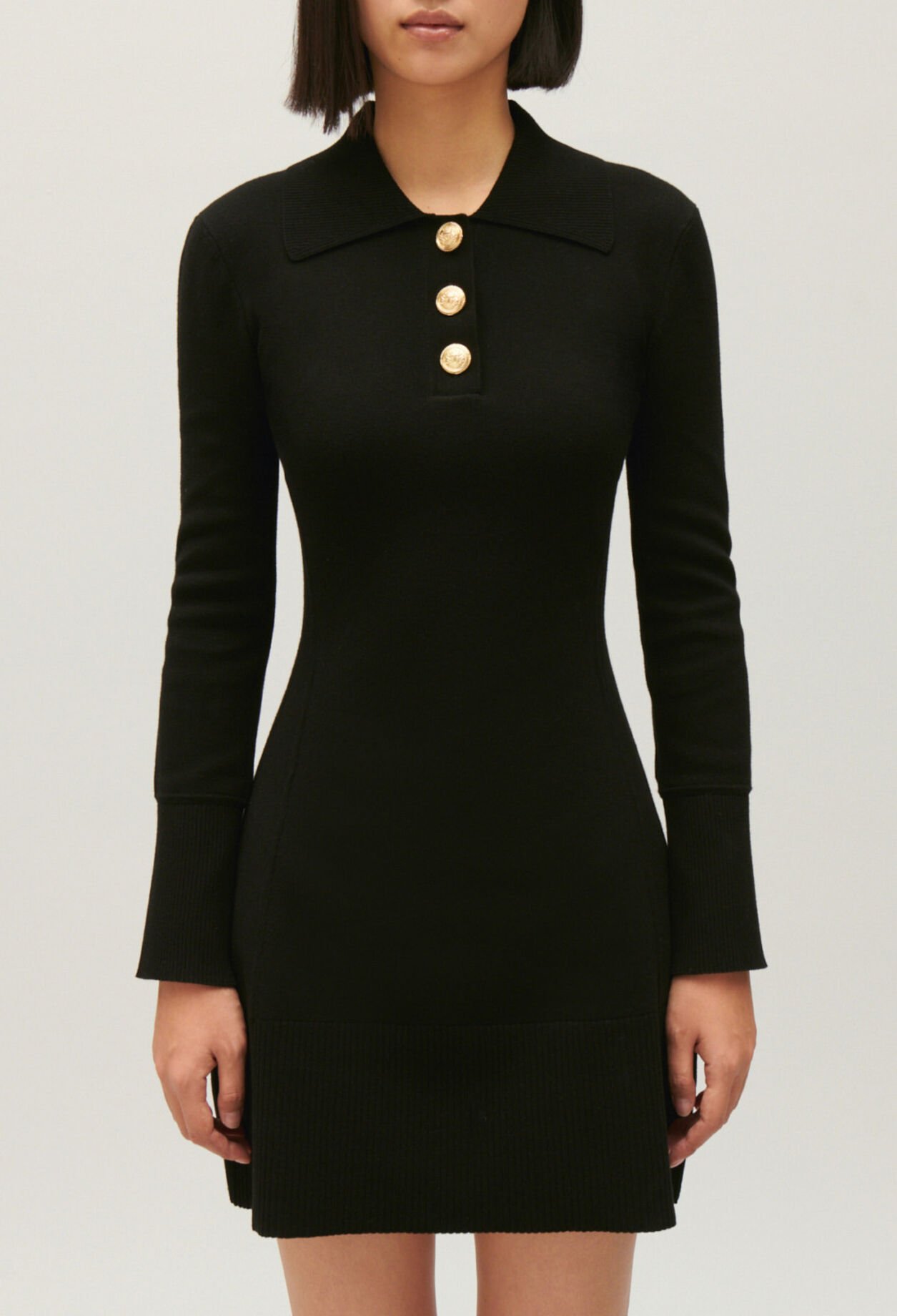 Robe courte manches longues