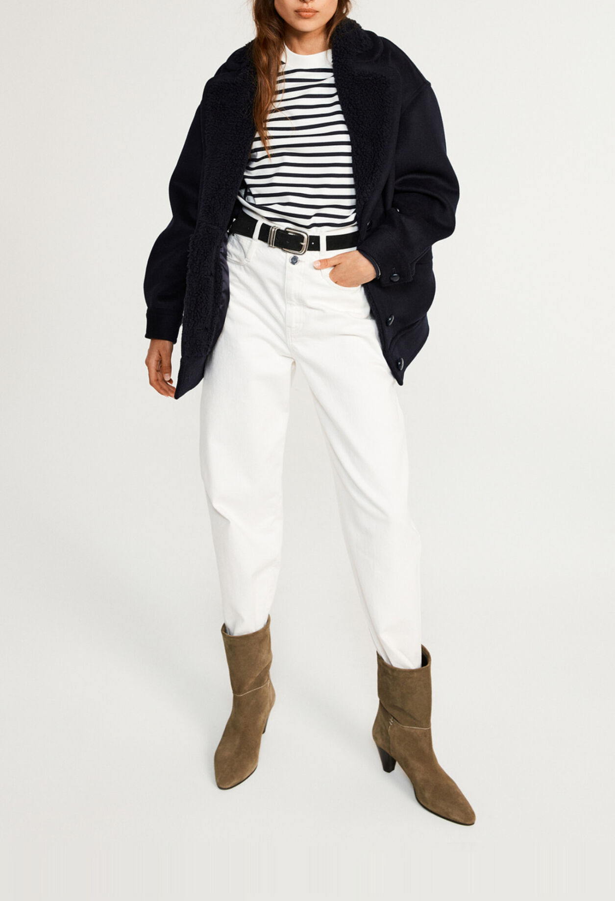 Short wool coat
