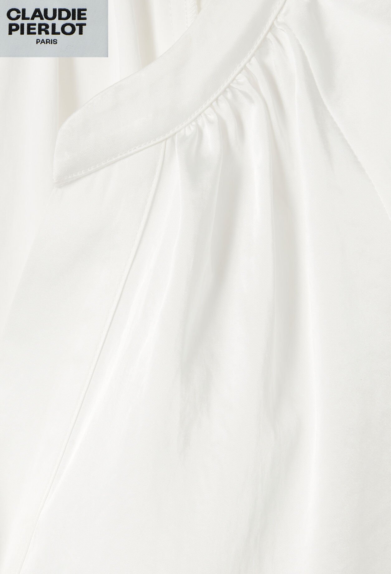 Flowy blouse with a notch neckline