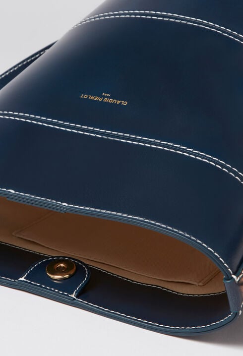 Sac seau cuir ajustable