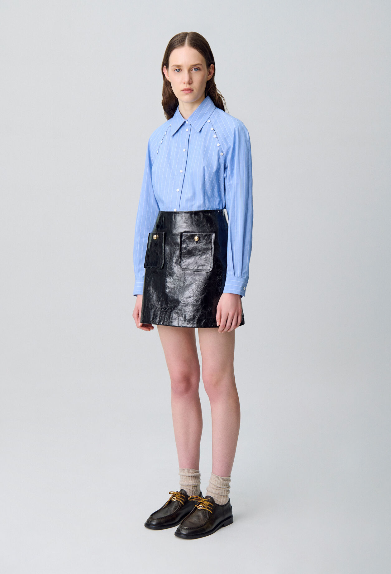 Cotton poplin shirt