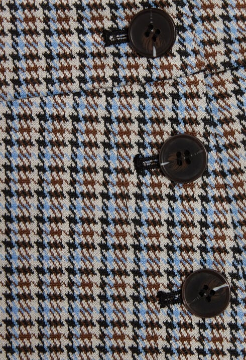 Jupe short portefeuille à motifs