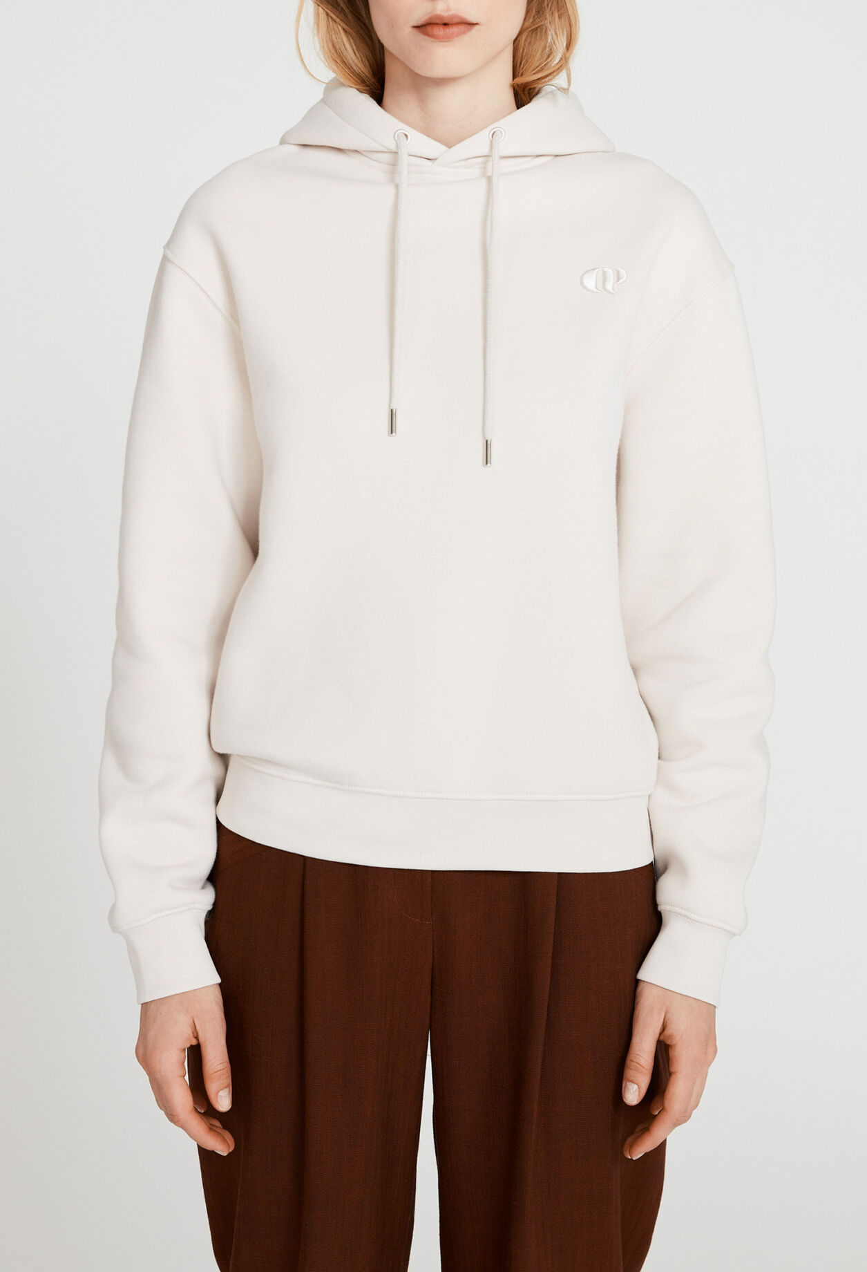 Sweatshirt vanille logo CP