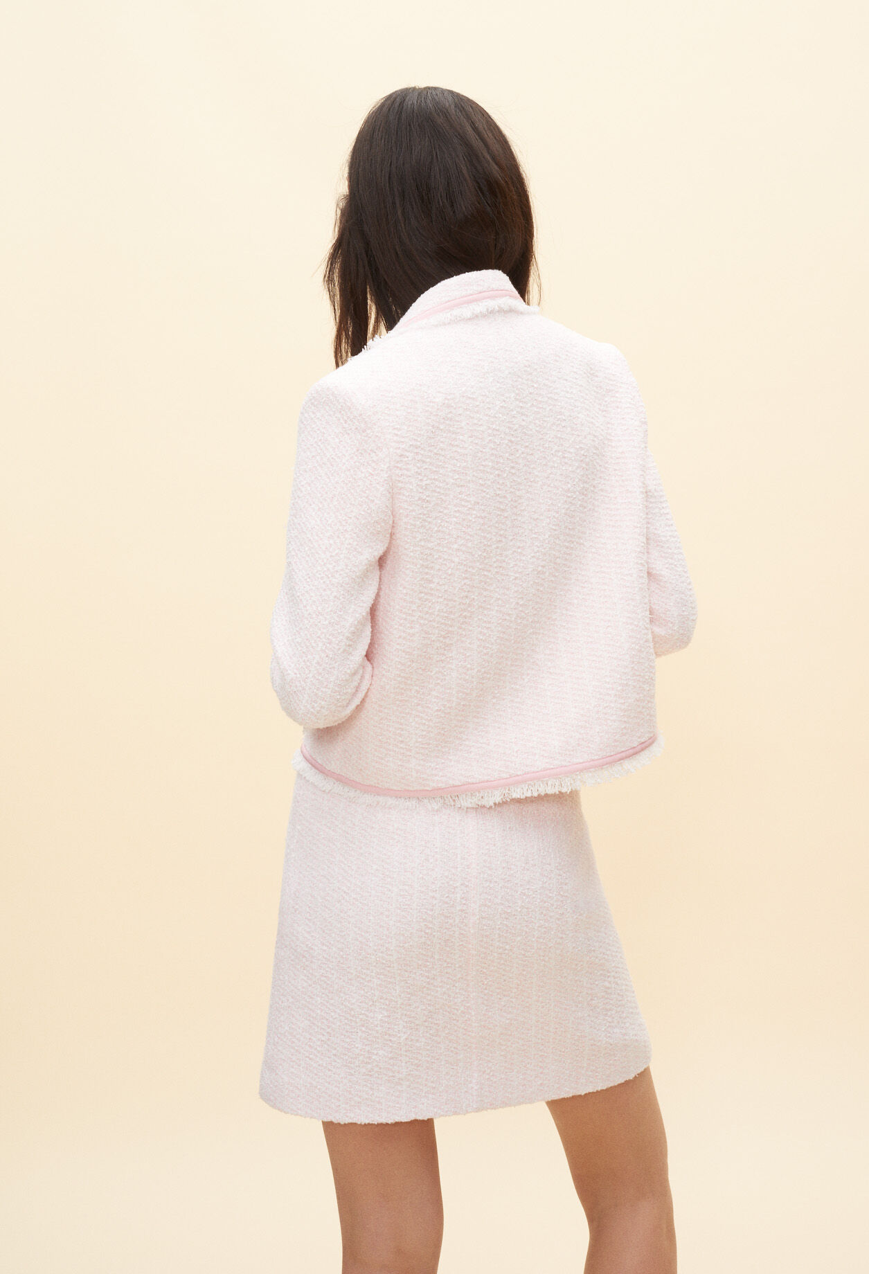 Short tweed jacket