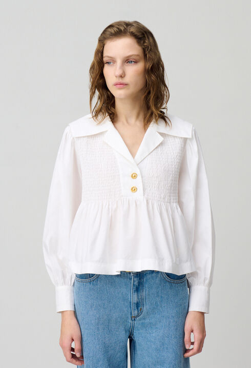 Blouse volantée