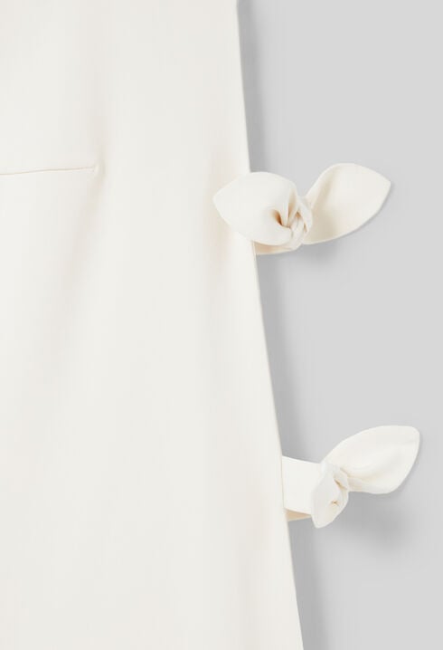 Robe courte nœuds