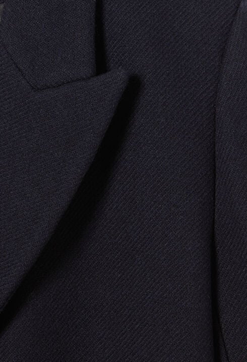 Manteau droit mi-long