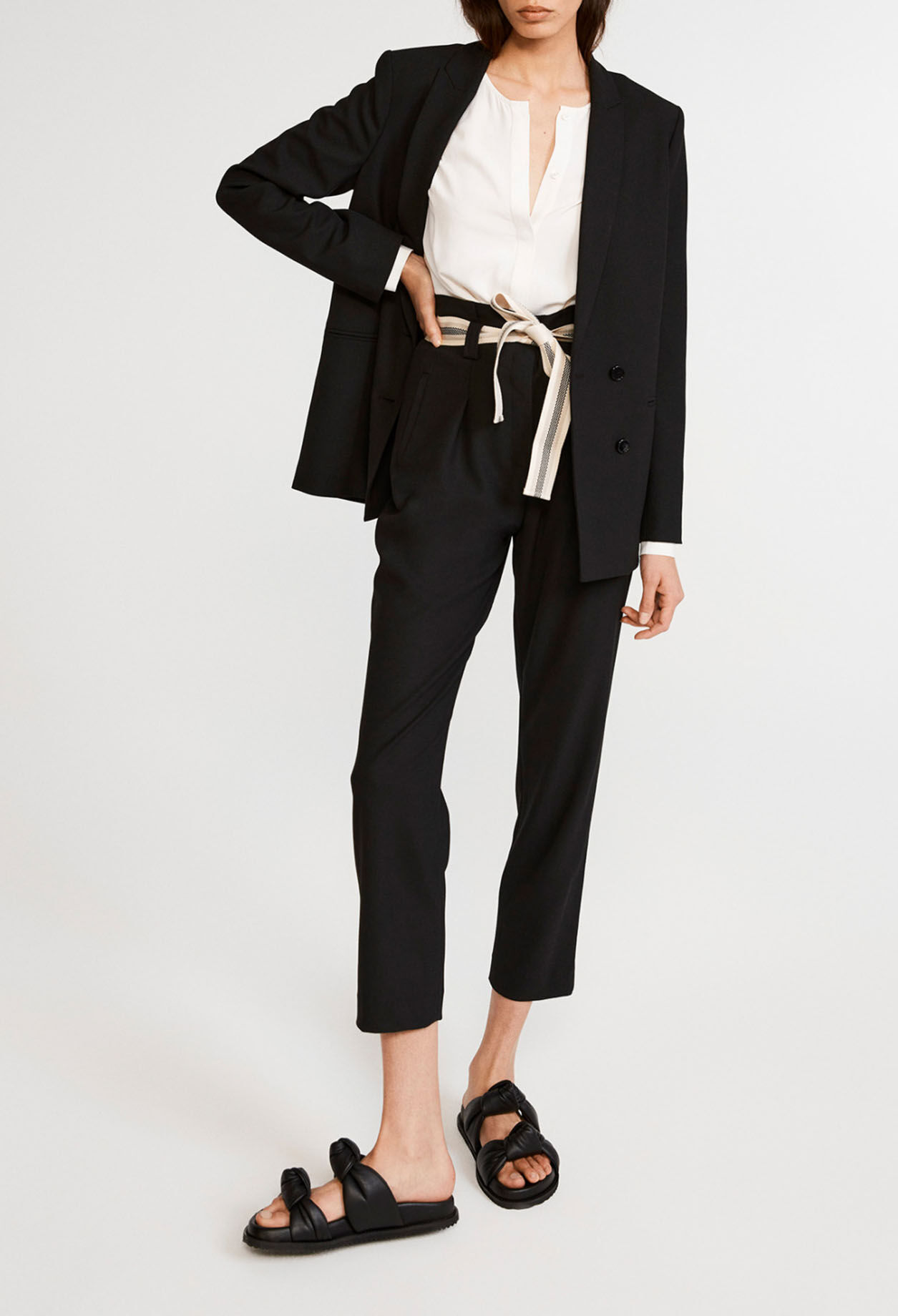 High-rise trousers